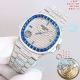 PDF Factory 1-1 Copy Full Iced Out Patek Philippe Nautilus 5719 Blue Diamond Bezel Watch (2)_th.jpg